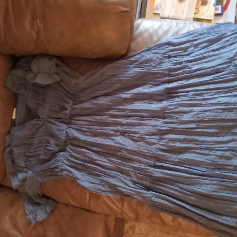 Elegant Blue Women's Dress